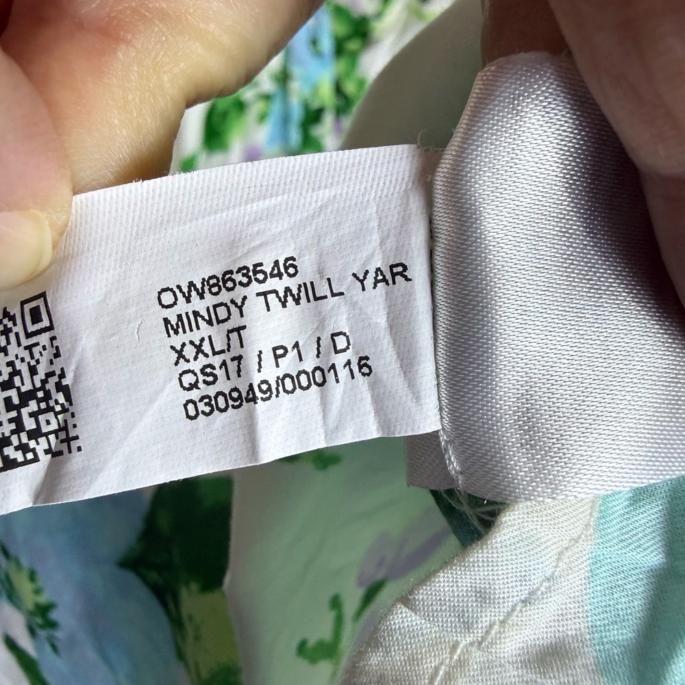 Old Navy Smocked Mindy Twill Womens Mini Dress XXLT‎ Tall 100% Cotton - Picture 5 of 7